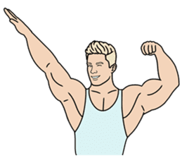 otoko tower guys sticker #11043730