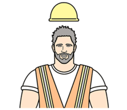 otoko tower guys sticker #11043754