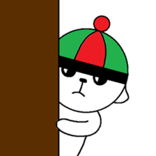 China hat dog sticker #11043806