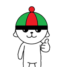 China hat dog sticker #11043818