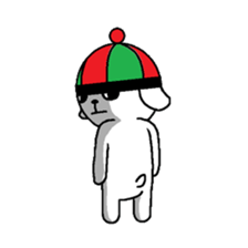 China hat dog sticker #11043825
