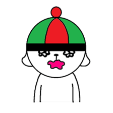 China hat dog sticker #11043829