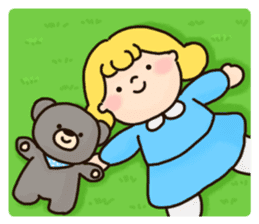 Cutie and Bear sticker #11044098