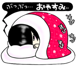 Zashiki-warashi Sticker sticker #11044247