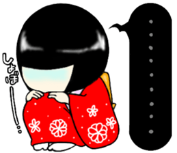 Zashiki-warashi Sticker sticker #11044262