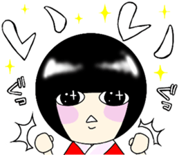 Zashiki-warashi Sticker sticker #11044274