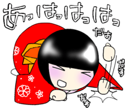 Zashiki-warashi Sticker sticker #11044277