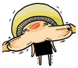 Carry on with Mushroom~ sticker #11044650