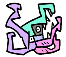 Beautiful monsters sticker #11045303