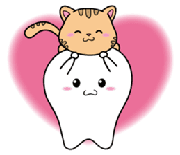 Tooth Baby friend sticker #11045439