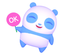Panda Sweety : Gingan & Ginbai sticker #11045649