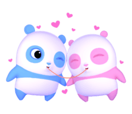 Panda Sweety : Gingan & Ginbai sticker #11045653