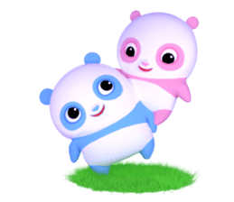 Panda Sweety : Gingan & Ginbai sticker #11045655