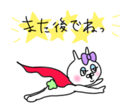 rabbit girl usapun3 sticker #11046066