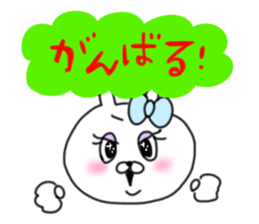 rabbit girl usapun3 sticker #11046078