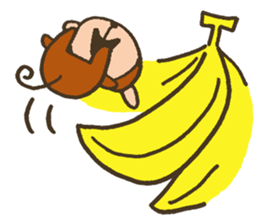 The Cute Baby Monkey sticker #11046604