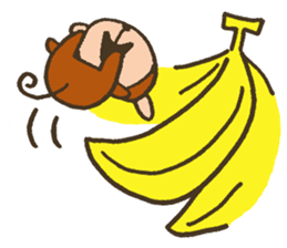 The Cute Baby Monkey sticker #11046604