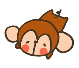 The Cute Baby Monkey sticker #11046609
