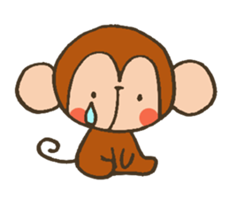 The Cute Baby Monkey sticker #11046611