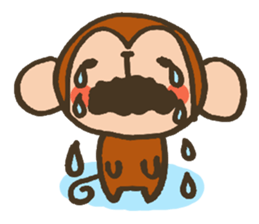 The Cute Baby Monkey sticker #11046612