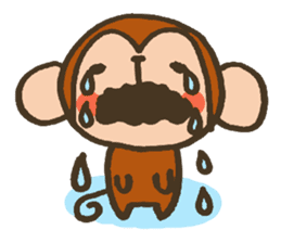 The Cute Baby Monkey sticker #11046612