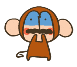 The Cute Baby Monkey sticker #11046613