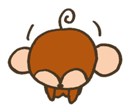 The Cute Baby Monkey sticker #11046615