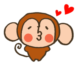The Cute Baby Monkey sticker #11046617