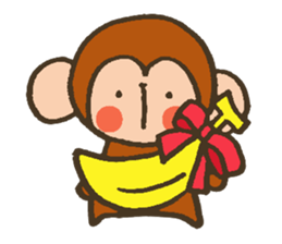 The Cute Baby Monkey sticker #11046618