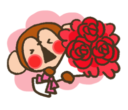 The Cute Baby Monkey sticker #11046619