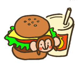 The Cute Baby Monkey sticker #11046622