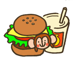 The Cute Baby Monkey sticker #11046622