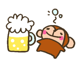 The Cute Baby Monkey sticker #11046624