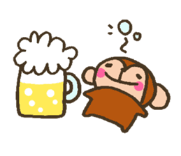 The Cute Baby Monkey sticker #11046624