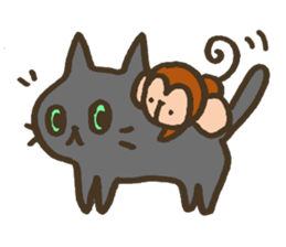 The Cute Baby Monkey sticker #11046627