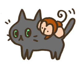 The Cute Baby Monkey sticker #11046627