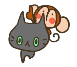 The Cute Baby Monkey sticker #11046628