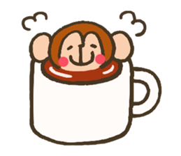 The Cute Baby Monkey sticker #11046632