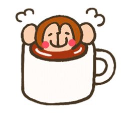 The Cute Baby Monkey sticker #11046632