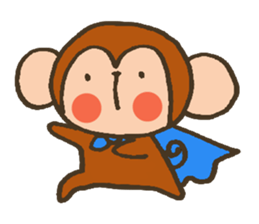 The Cute Baby Monkey sticker #11046634