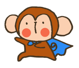 The Cute Baby Monkey sticker #11046634