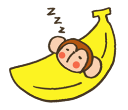 The Cute Baby Monkey sticker #11046637
