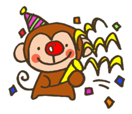The Cute Baby Monkey sticker #11046638