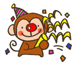 The Cute Baby Monkey sticker #11046638