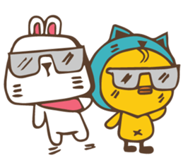 Rabbit-Duck-2RD sticker #11047045