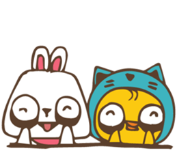 Rabbit-Duck-2RD sticker #11047049