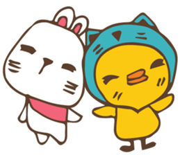 Rabbit-Duck-2RD sticker #11047060