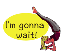 Friends of amusing Capoeira in En sticker #11047133