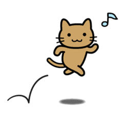 Happy Days cat sticker #11047237
