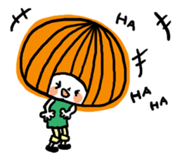 Round of bangs girl sticker #11047448